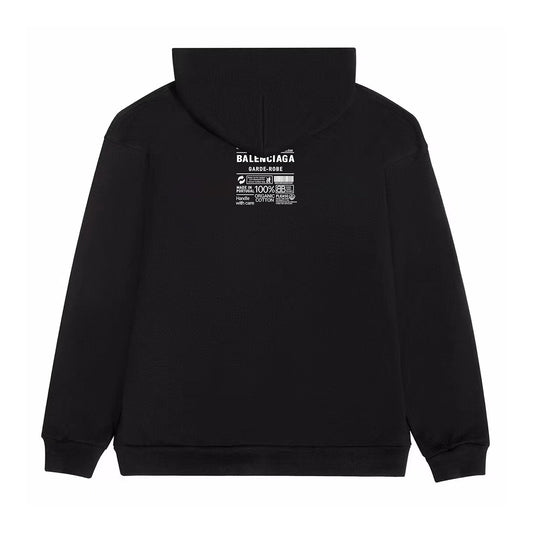 CARE LABEL Print Hoodie