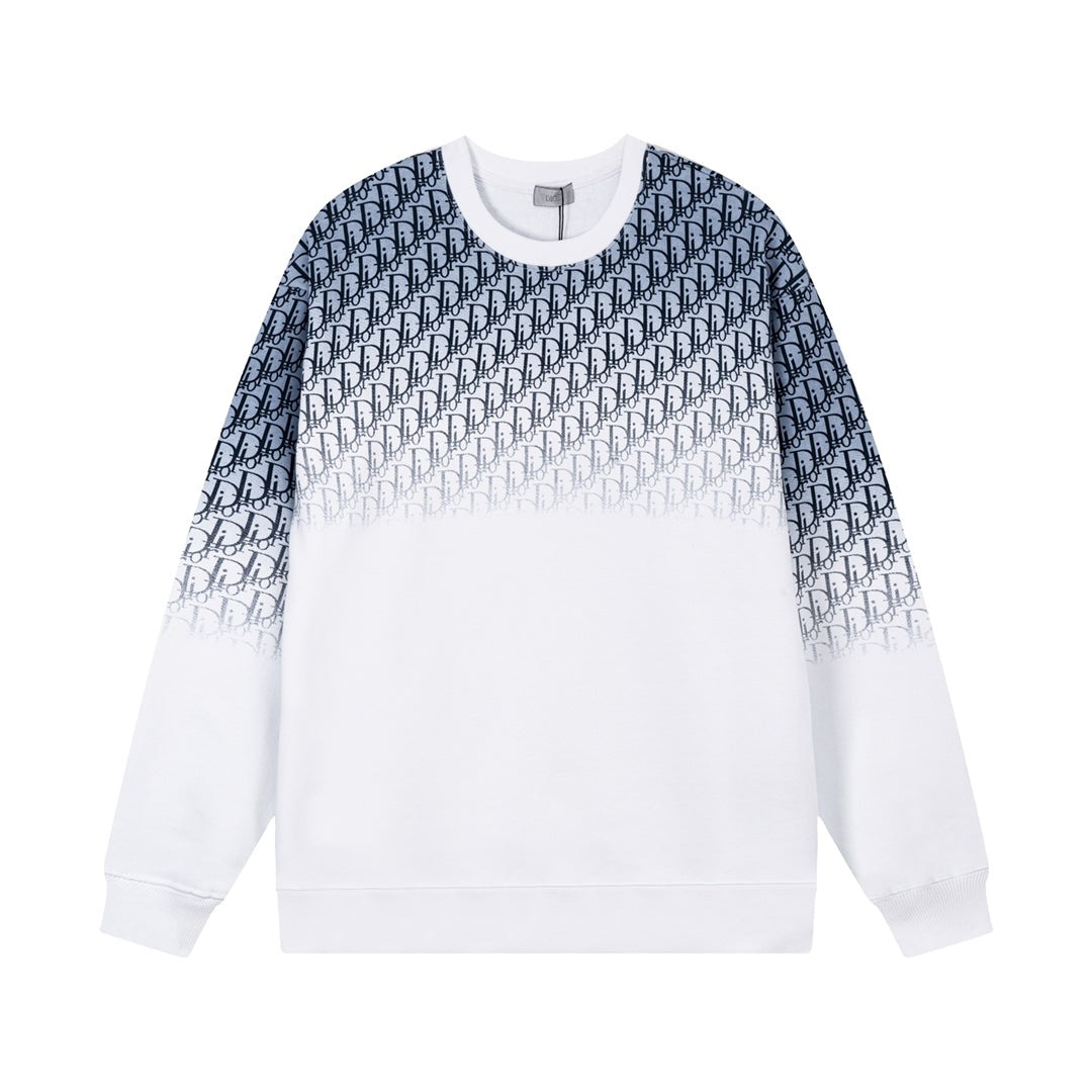 Gradient Inkjet Print Sweatshirt