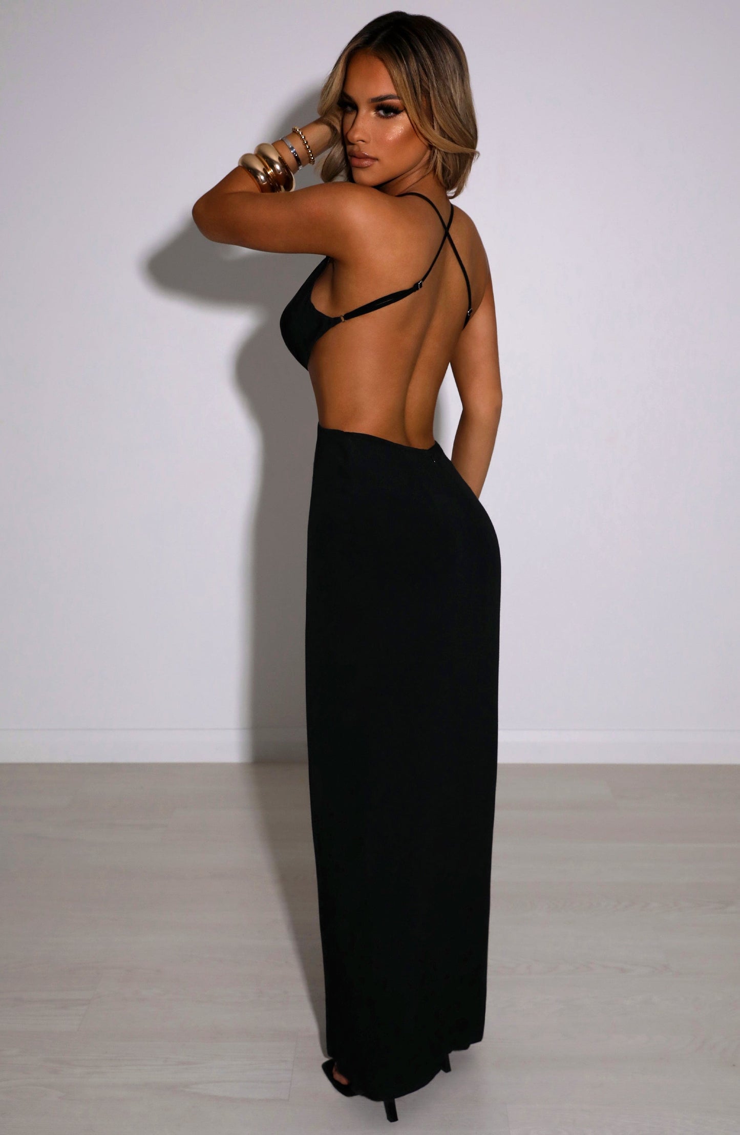 Adrianna Maxi Dress - Black