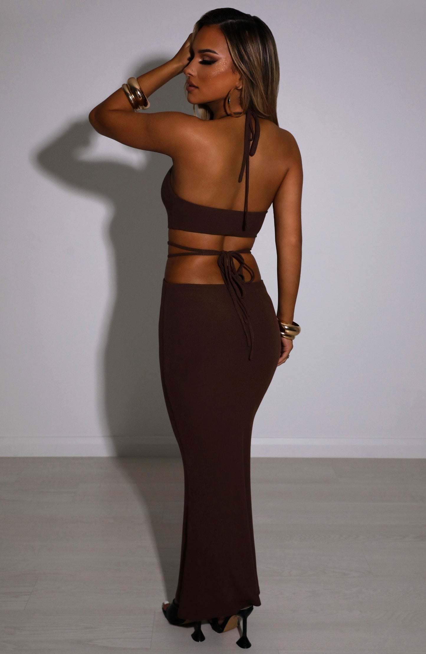 Clarissa Maxi Dress - Chocolate