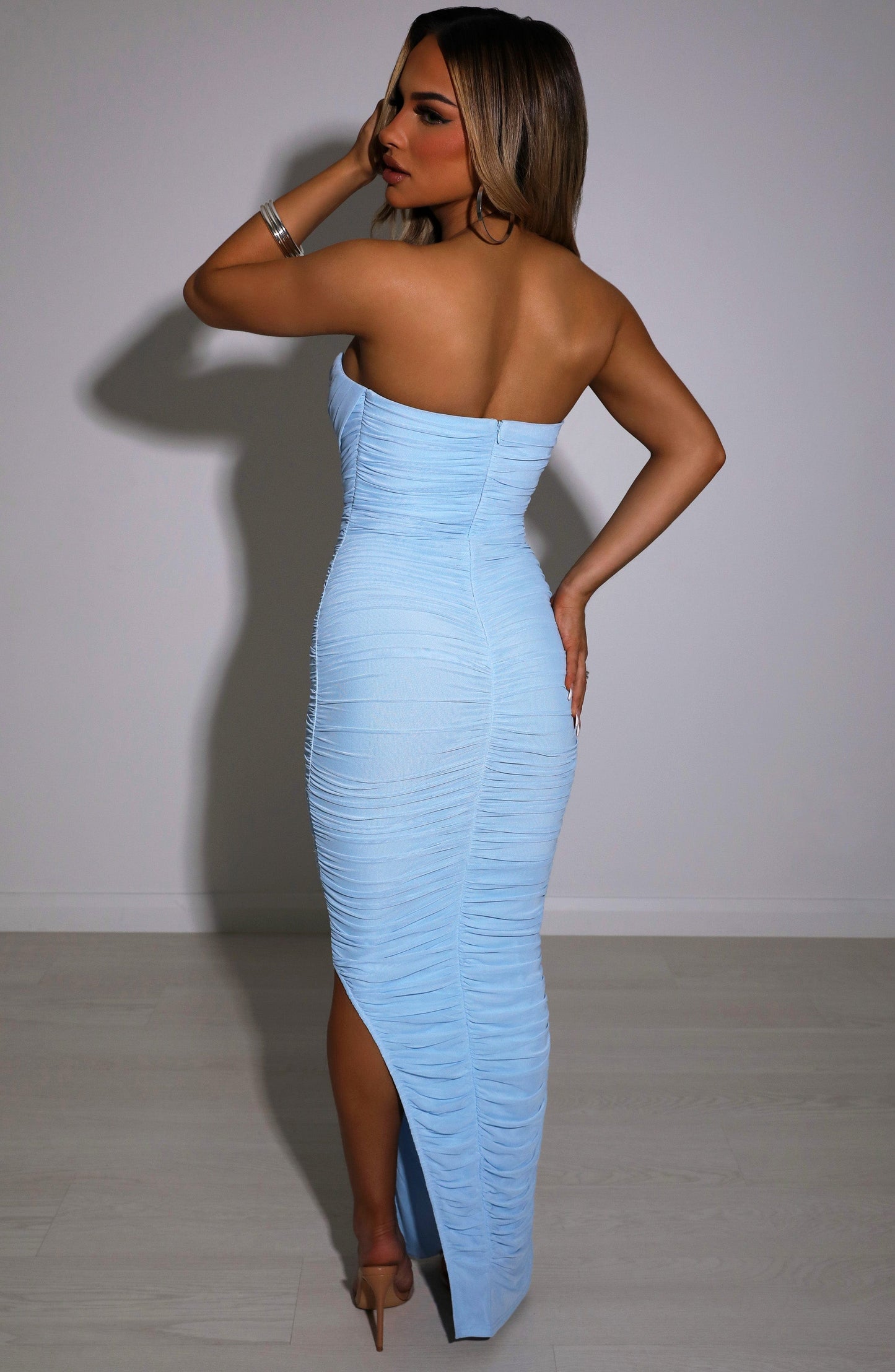 Demi Maxi Dress - Baby Blue