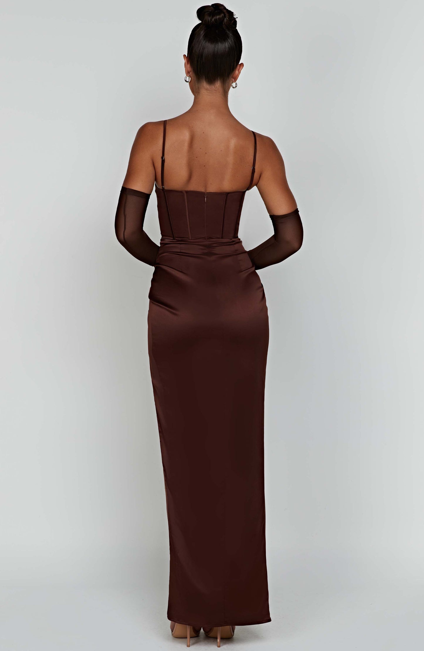 Despina Maxi Dress - Chocolate