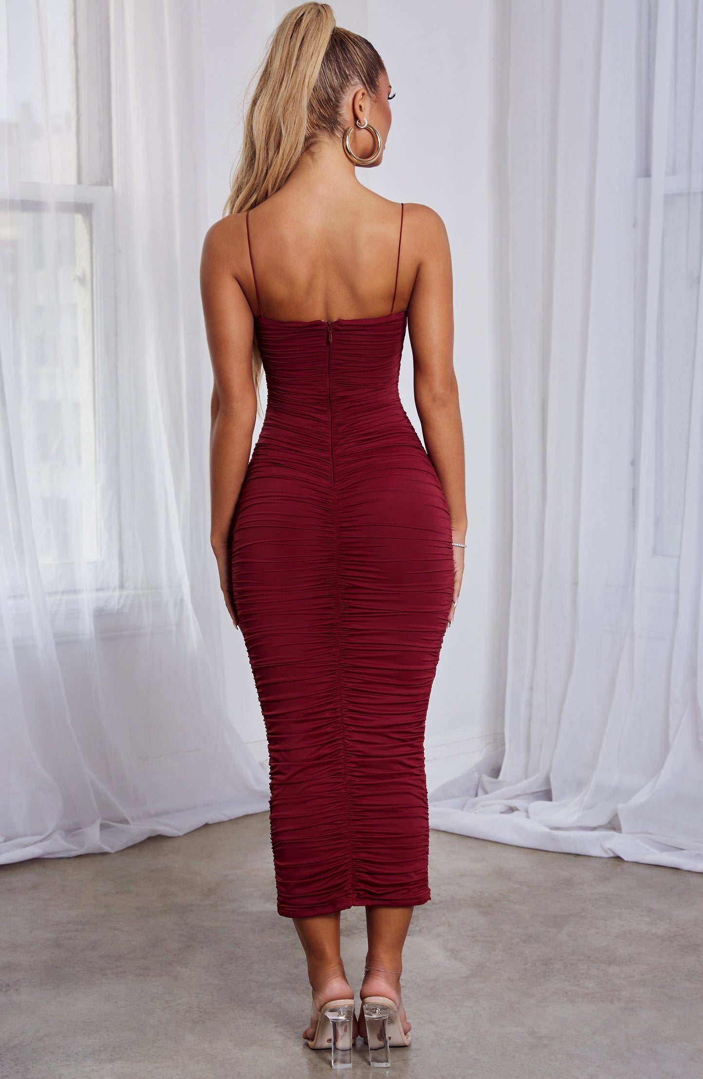 Haven Maxi Dress - Burgundy