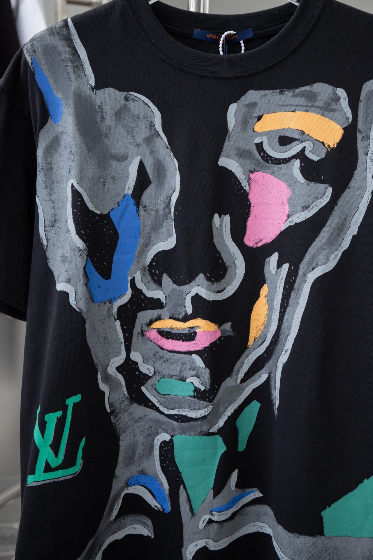 Face print T-shirt