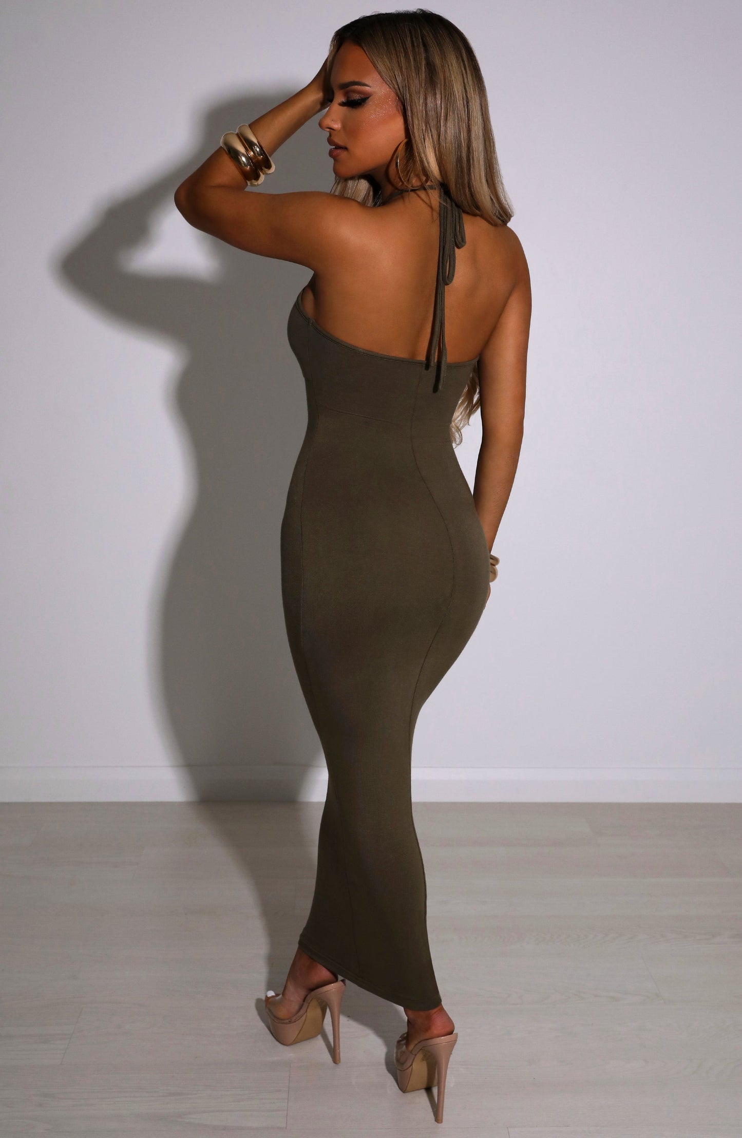 Indria Maxi Dress - Khaki