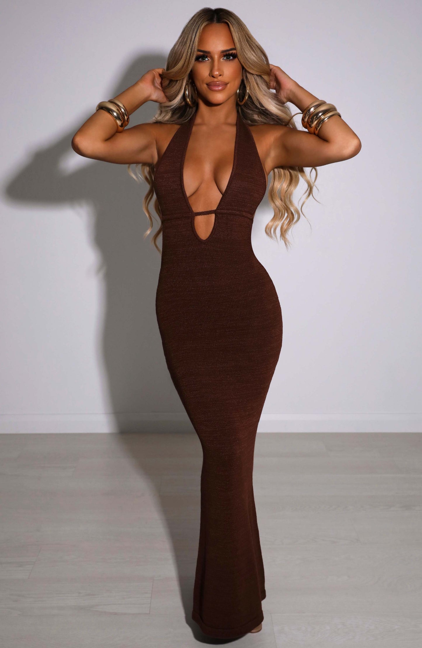 Lilliana Maxi Dress - Chocolate