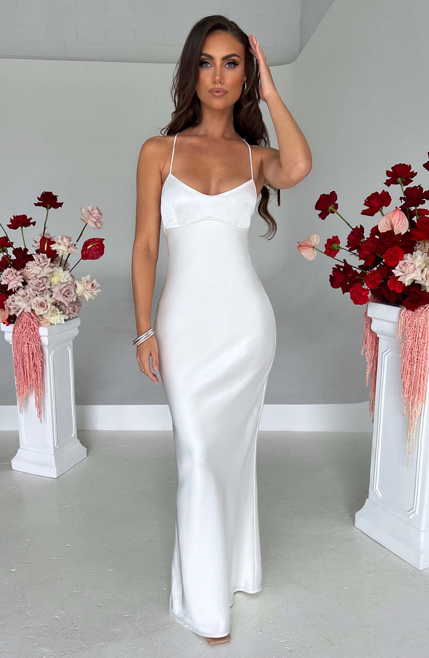 Malika Maxi Dress - Ivory