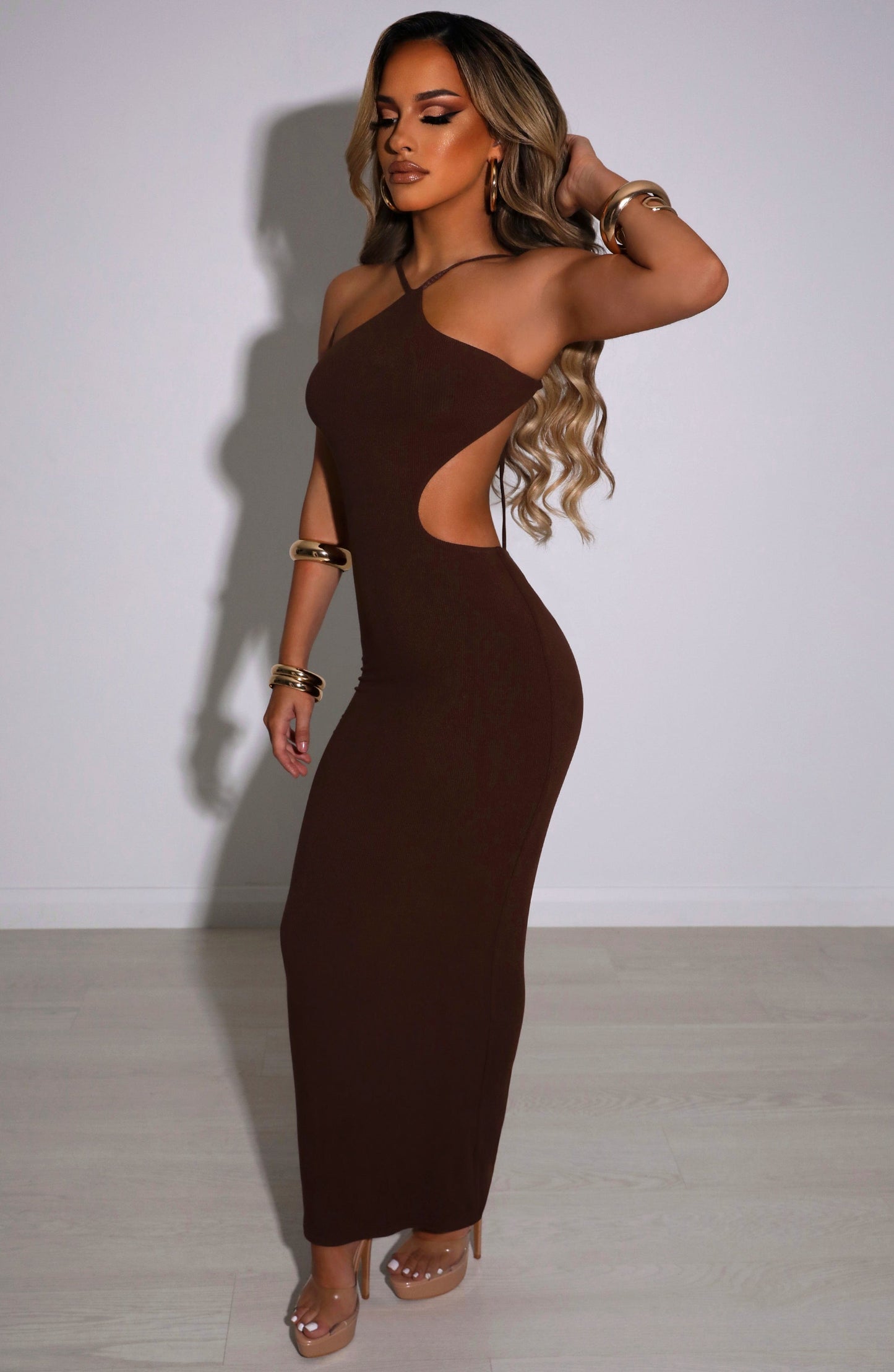 Maya Maxi Dress - Chocolate