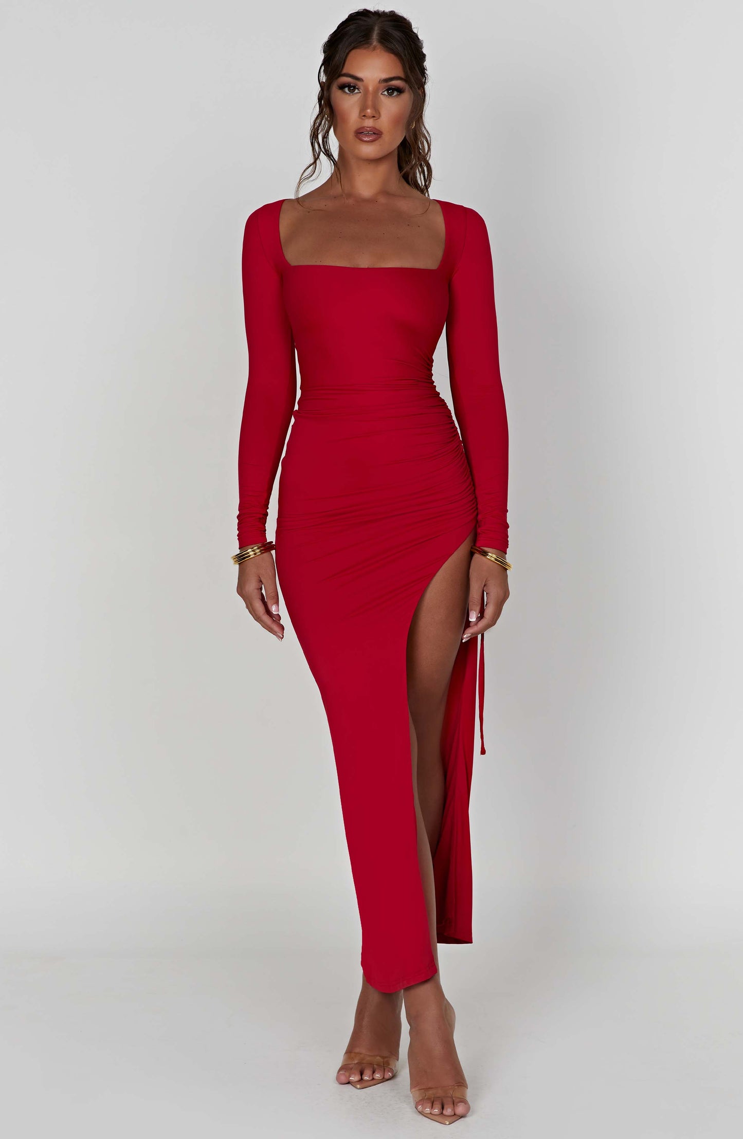 Raye Maxi Dress - Red