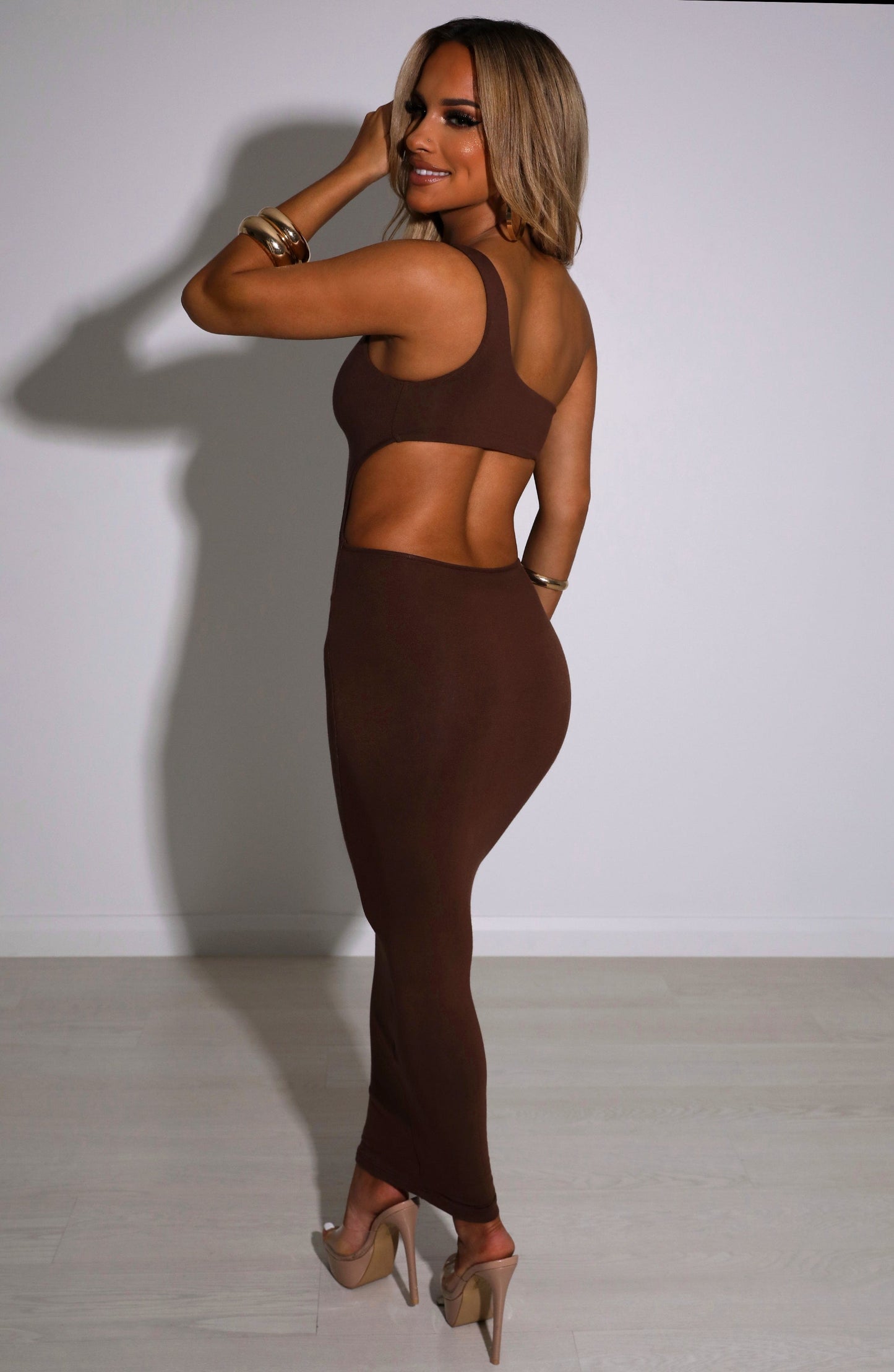 Rebecca Maxi Dress - Chocolate