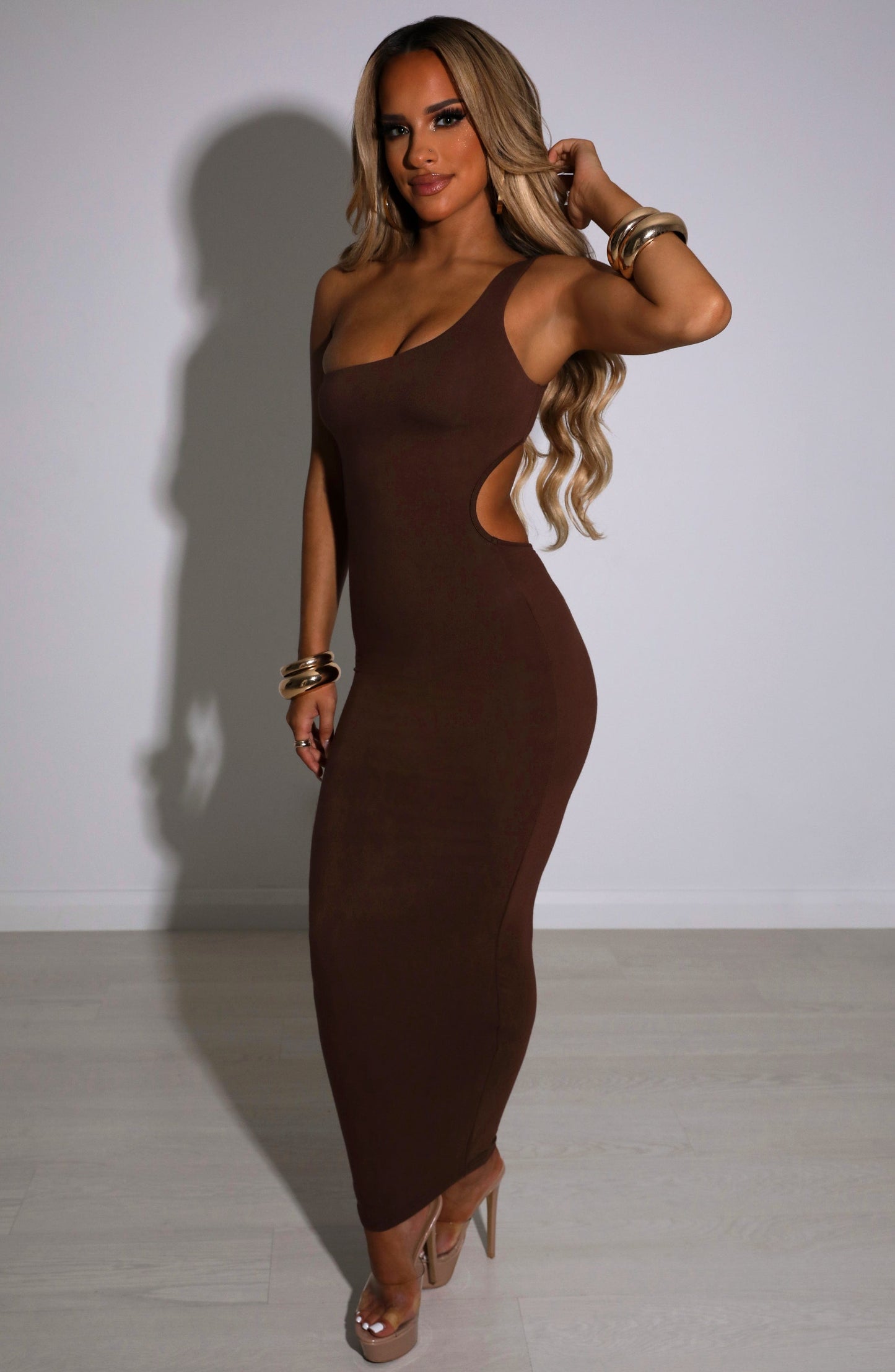 Rebecca Maxi Dress - Chocolate