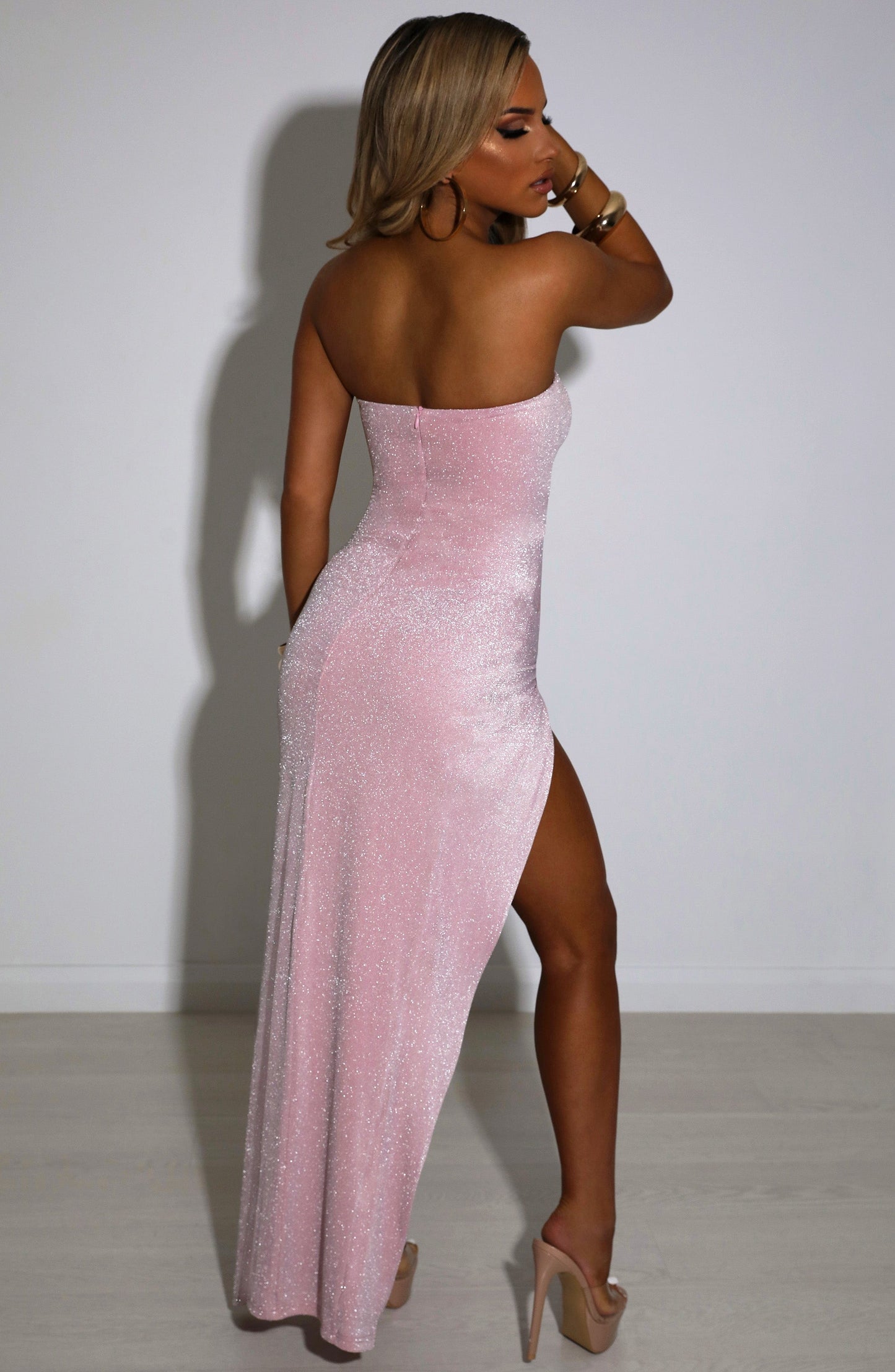 Sylvianna Maxi Dress - Pink Sparkle